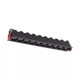   Süllyesztett LED mennyezeti spotlámpa 40W 3300lm 3000K melegfehér CRI90 36° fekete modern MIDI Nowodvorski