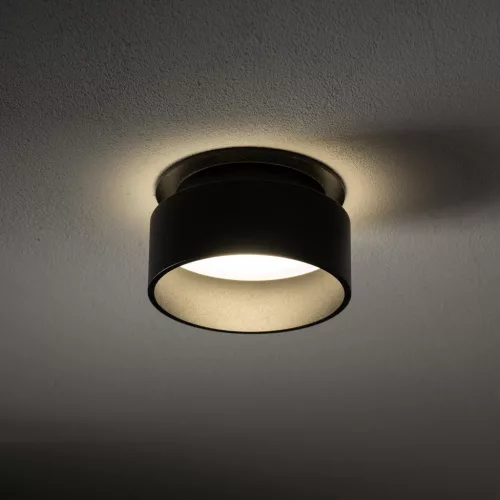 Süllyesztett mennyezeti spotlámpatest GU10 15W fekete modern SHINE Nowodvorski
