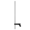 Falikar LED-del 10W 380lm 3000K melegfehér CRI90 100° GU10 fekete balos modern EASY Nowodvorski