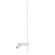 Falikar LED-del 10W 450lm 3000K melegfehér CRI90 100° GU10 fehér jobbos modern EASY Nowodvorski