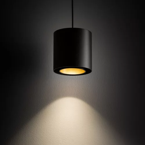 Függőlámpa GU10 10W fekete arany modern POINT DUO Nowodvorski