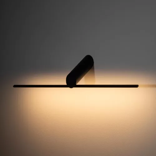 LED falikar 10W 360lm 3000K melegfehér CRI90 100° fekete modern SLASH Nowodvorski