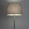 Állólámpa E27 bézs textil klasszikus TUTOIA Nowodvorski