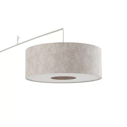 Állólámpa E27 bézs textil modern hengeres POISE Nowodvorski