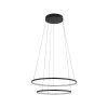 LED függőlámpa 67W 3100lm 3000K melegfehér 70° fekete modern CIRCOLO POWER Nowodvorski