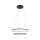 LED függőlámpa 67W 3100lm 3000K melegfehér 70° fekete modern CIRCOLO POWER Nowodvorski