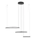 LED függőlámpa 85W 3750lm 3000K melegfehér 70° fekete modern CIRCOLO POWER Nowodvorski