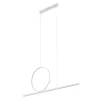 LED függőlámpa 39W 2100lm 3000K melegfehér 100° fehér modern LINEO Nowodvorski