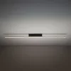 Felületre szerelhető lineáris LED mennyezeti lámpa 25W 110.5cm 2000lm 3000K melegfehér 120° fekete modern GIAVELLOTTO LED Nowodvroski