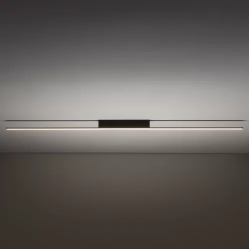 Felületre szerelhető lineáris LED mennyezeti lámpa 31W 150.5cm 2900lm 3000K melegfehér 120° fekete modern GIAVELLOTTO Nowodvorski