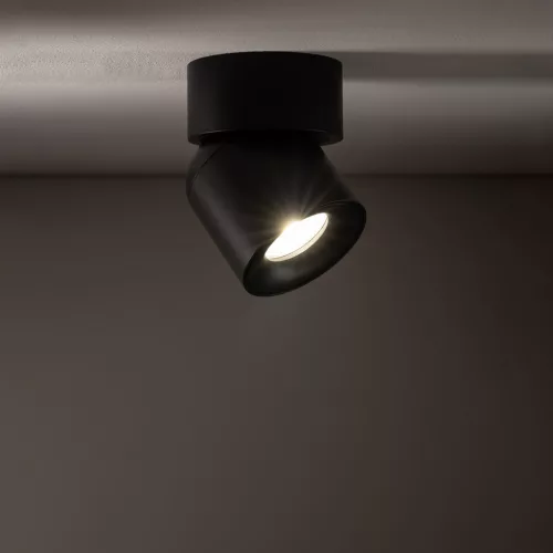 Felületre szerelhető spotlámpa GU10 15W fekete modern IP54 OSCAR Nowodvorski