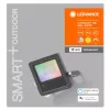 LED reflektor 10W 300lm RGB+W IP65 fekete LEDVANCE Smart+ WiFi Flood