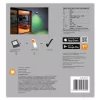 LED reflektor 10W 300lm RGB+W IP65 fekete LEDVANCE Smart+ WiFi Flood