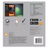 LED reflektor 20W 1260lm RGB+W IP65 fekete LEDVANCE Smart+ WiFi Flood