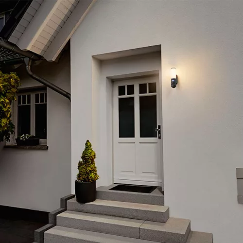 LED FALI LÁMPA 16W 900lm 3000k GREY mozgásérzékelővel és HD kamerával LEDVANCE Smart+ WiFi