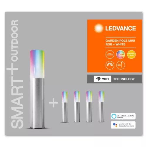 LED világítóoszlopok RGB+W 5,7W SMART+ WiFi Garden 5 POLE LEDVANCE