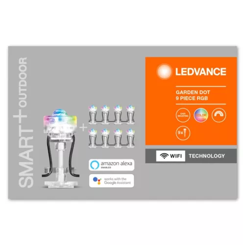 Dekoratív RGB LED fénypontok 2,5 W SMART+ WiFi GARDEN 9 Dot LEDVANCE