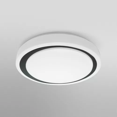 LED mennyezeti lámpa fekete ORBIS Moon 24W 2500lm meleg-hideg 38cm SMART+ WiFi LEDVANCE
