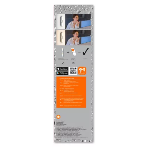 LED fürdőszobai lámpatest ORBIS Duplo 15W 1400lm meleg-hideg 29,5cm SMART+ WiFi LEDVANCE