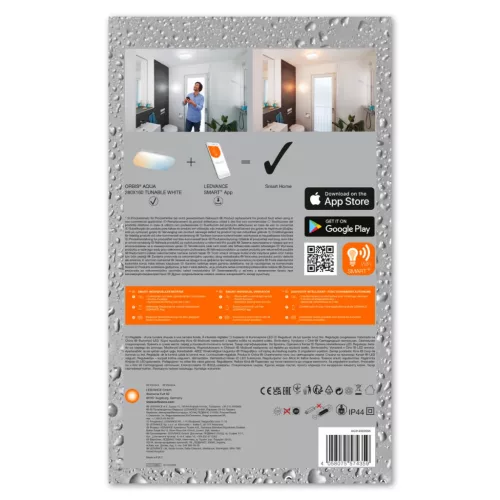 LED mennyezeti lámpa ORBIS Aqua 12W 1200lm meleg-hideg 28cm SMART+ WiFi LEDVANCE