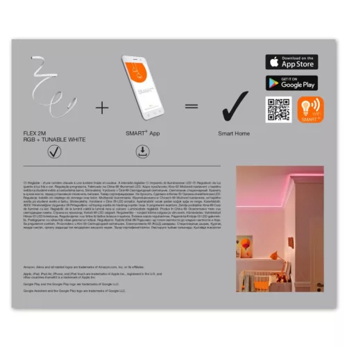 INTELLIGENS LED szalag 8,5W RGB+CCT 2m SMART+ WiFi Flex LEDVANCE