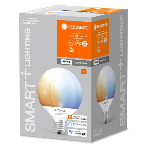 E27 G95 LED izzó 14W = 100W 1521lm CCT 200° LEDVANCE SMART+ WIFI szabályozható