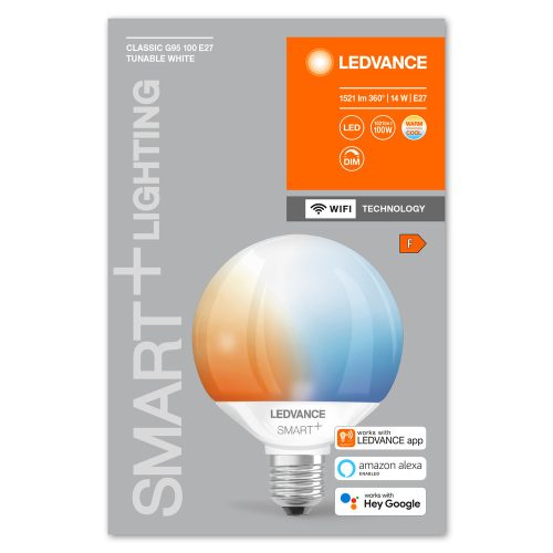 E27 G95 LED izzó 14W = 100W 1521lm CCT 200° LEDVANCE SMART+ WIFI szabályozható