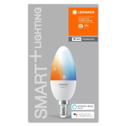 E14 B35 LED izzó 5W 470lm CCT LEDVANCE SMART+ WiFi szabályozható