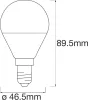 E14 P45 LED izzó 5W 470lm CCT LEDVANCE SMART+ WiFi szabályozható