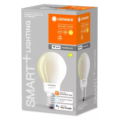 E27 A67 LED izzó 11W = 100W 2700K Meleg 1521lm 300° LEDVANCE SMART+ WIFI izzószál szabályozható