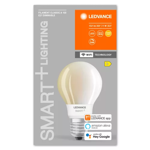 E27 A67 LED izzó 11W = 100W 2700K Meleg 1521lm 300° LEDVANCE SMART+ WIFI izzószál szabályozható