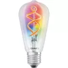 E27 ST64 LED izzó 4.5W = 30W 2700K Meleg RGB 300lm 300° LEDVANCE SMART+ WIFI izzószál szabályozható