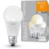 3PAK LED izzó E27 A60 9W 806lm 2700K meleg LEDVANCE SMART+ WiFi szabályozható