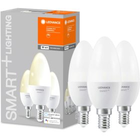   3PAK LED izzó E14 B35 5W 470lm 2700K meleg LEDVANCE SMART+ WiFi szabályozható