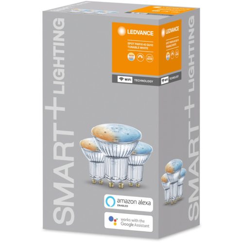 3PAK LED izzó GU10 5W 350lm CCT LEDVANCE SMART+ WiFi szabályozható