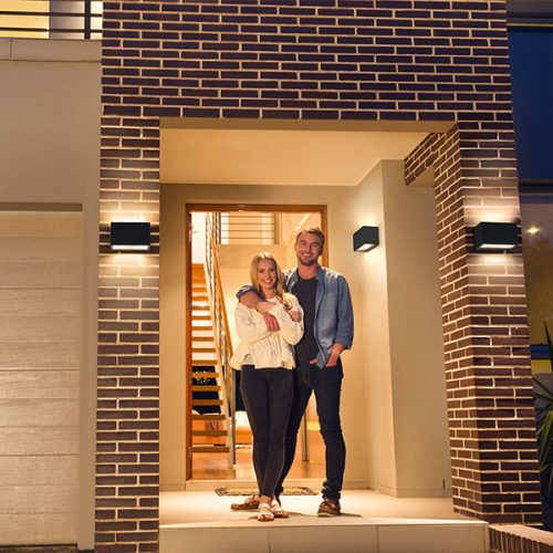 Intelligens kerti homlokzati fali lámpa LEDVANCE WIFI SMART+ BRICK WALL 14W 550 lm LEDVANCE