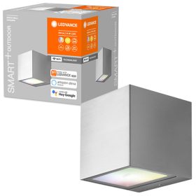   Intelligens LEDVANCE WIFI SMART+ téglafali EZÜSTSZÜRKE homlokzati fali lámpa 14W 550 lm LEDVANCE