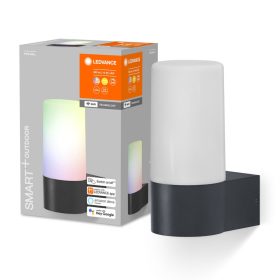   LED homlokzati fali lámpa INTELLIGENS 10W 380 lm meleg fény szín + RGB SMART + WiFi PIPE WALL LEDVANCE