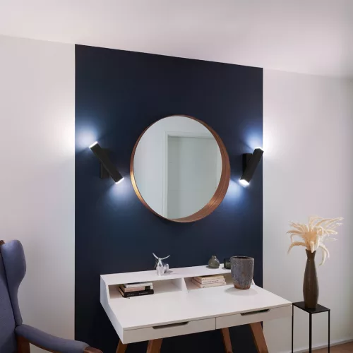 Smart fali lámpa SMART + WIFI 12W ORBIS WALL CROSS BLACK LEDVANCE