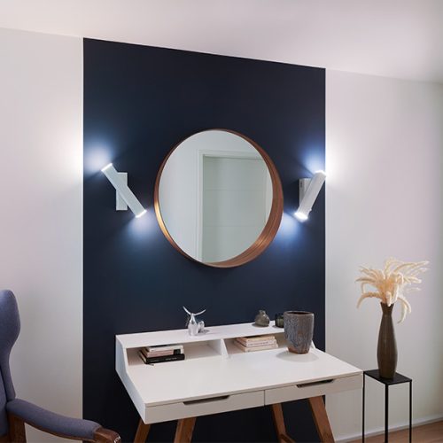 Smart fali lámpa SMART + WIFI 12W ORBIS WALL CROSS WHITE LEDVANCE