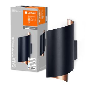   SMART+ WIFI fali lámpa Smart fali lámpa 12W ORBIS TWIST BLACK LEDVANCE