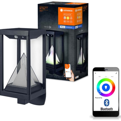 Smart Solar kerti fali lámpa 6W 400lm RGB+W SMART+ BLUETOOTH LEDVANCE