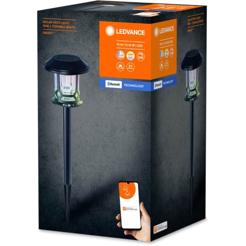 Intelligens napelemes kerti lámpa CCT + RGB IP44 SMART+ BLUETOOTH LEDVANCE