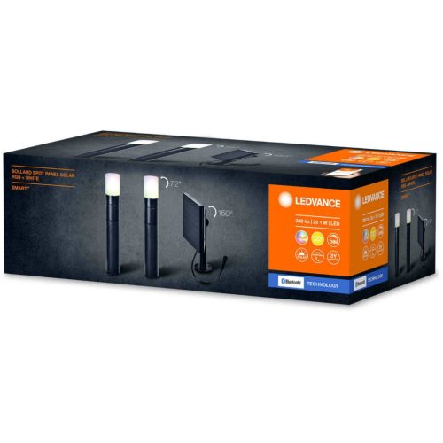 Intelligens napelemes kerti lámpa reflektor RGB+W IP44 SMART+ BLUETOOTH LEDVANCE