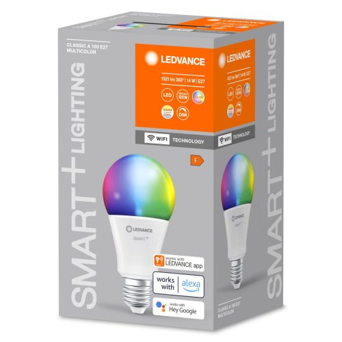 E27 A100 LED izzó 14W 1521lm RGBW SMART+ WiFi Dimmelhető Classic LEDVANCE