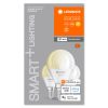 3PAK LED izzó E14 P40 4.9W 470lm 2700K meleg SMART+ WiFi szabályozható mini izzó LEDVANCE
