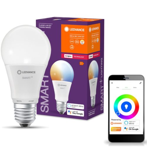 E27 A60 LED izzó 9W 806lm CCT LEDVANCE SMART+ ZigBee szabályozható
