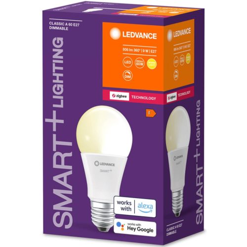 E27 A60 LED izzó 9W 806lm 2700K meleg LEDVANCE SMART+ ZigBee szabályozható