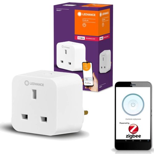Smart Power Socket UK 230V 2990W 13A LEDVANCE SMART+ ZigBee