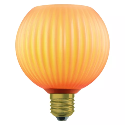 E27 LED izzó gömb alakú 3,5 W 300 lm 2700 K meleg, dekoratív narancssárga Osram